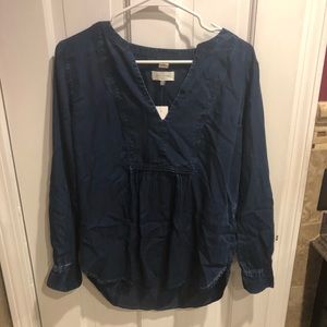 Loft denim top